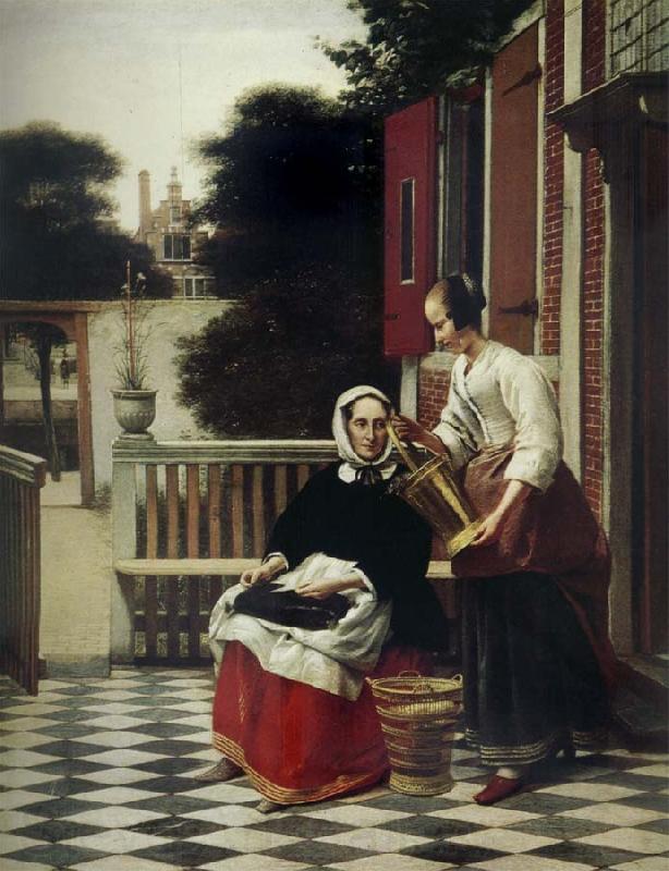 Pieter de Hooch Mirstress and Maid